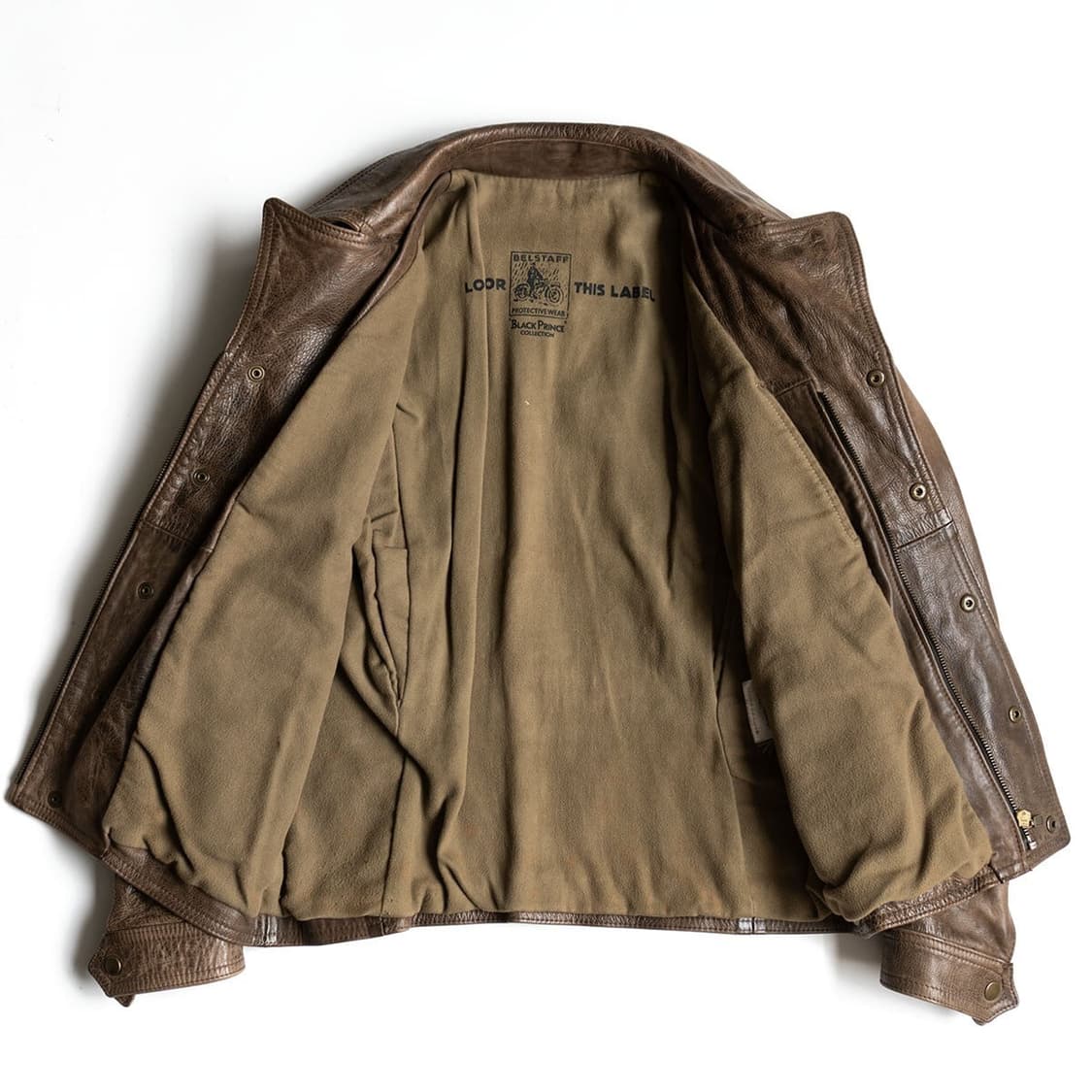 벨스타프 블랙프린스 바이커 레더 소가죽 자켓 상품이미지3