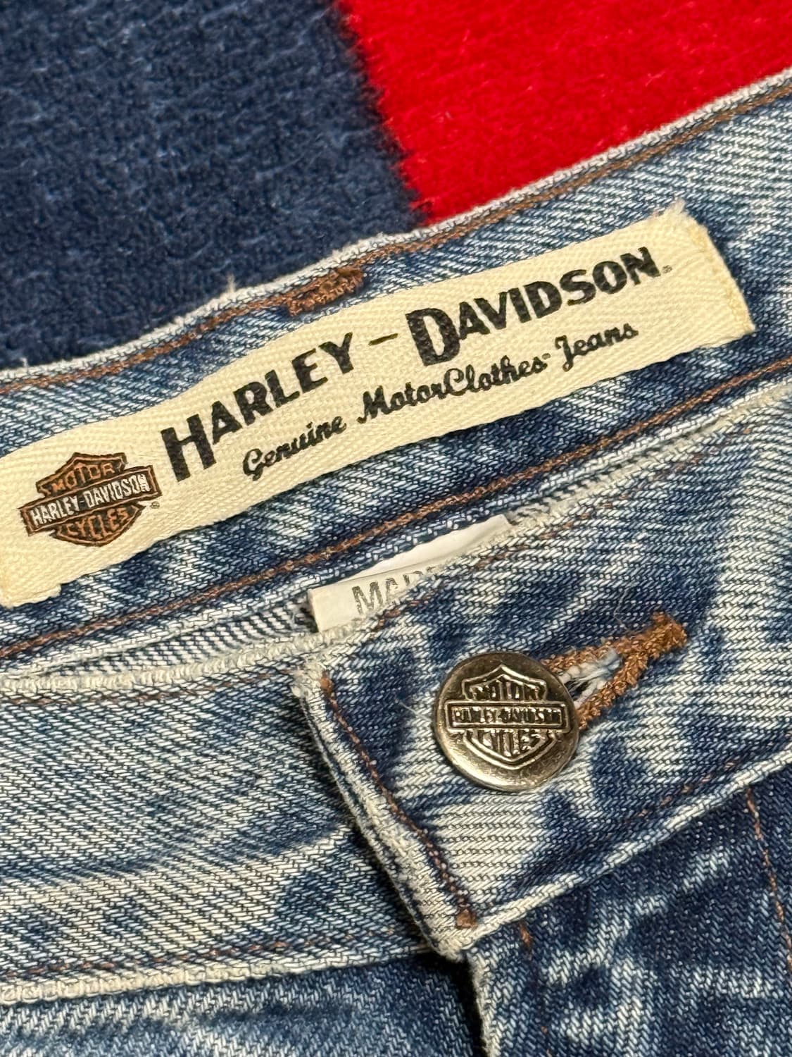 할리데이비슨데님팬츠 Harey-davidson청바지 모터사이클데님팬츠 상품이미지7