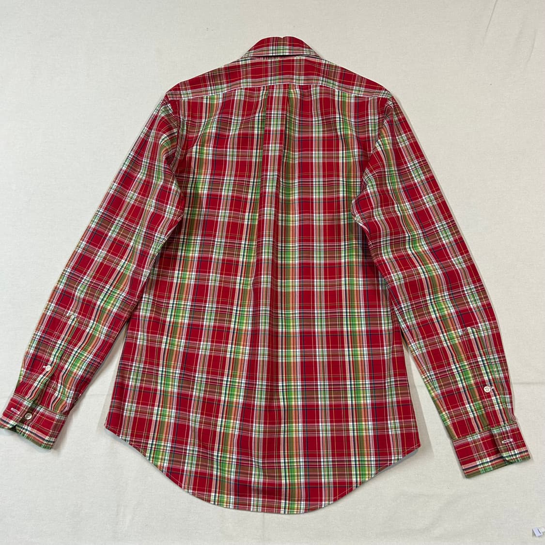 S) 폴로 랄프로렌 클래식 체크 포플린 셔츠 상품이미지5