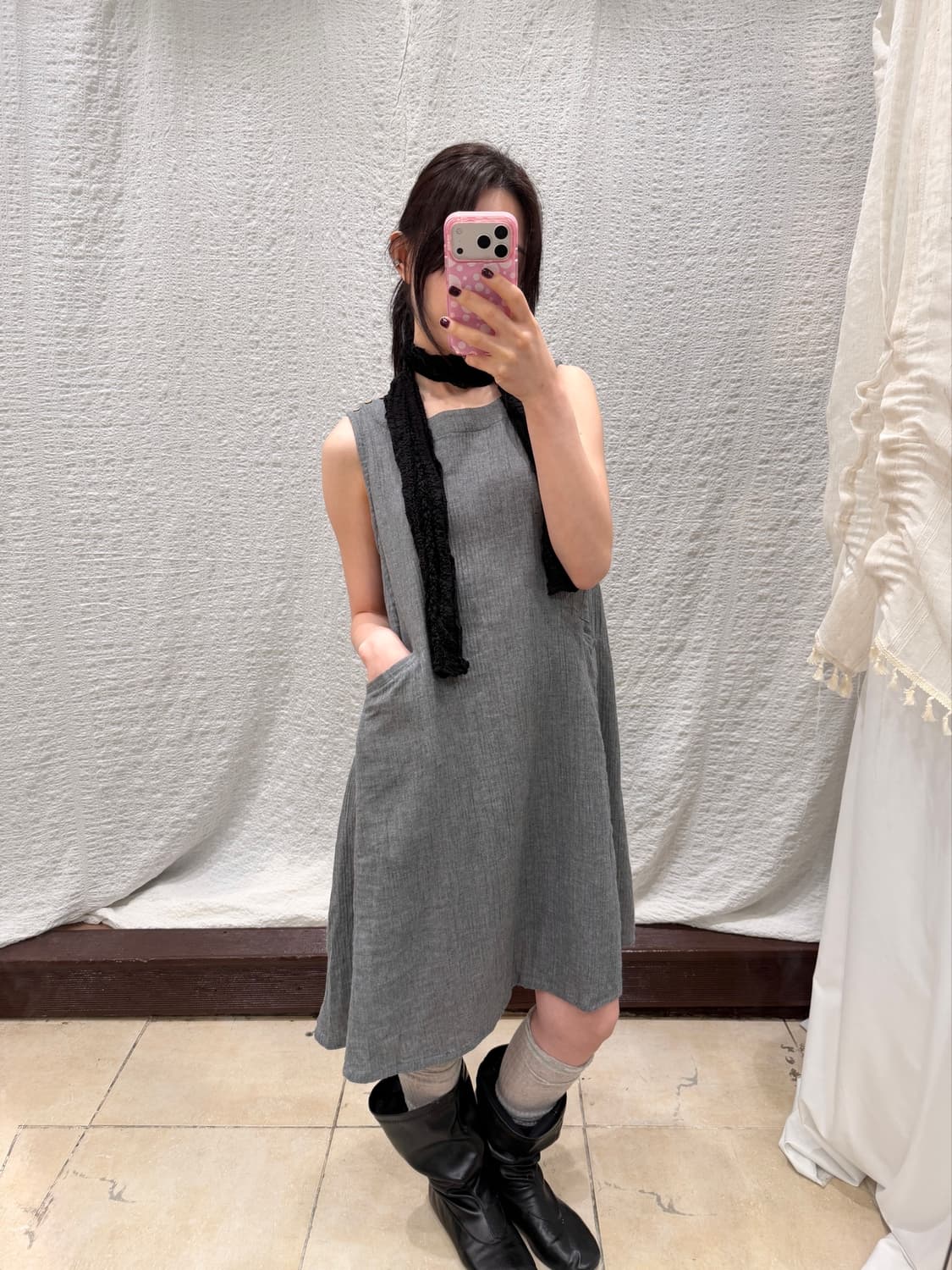 summer grey pocket ops 상품이미지1