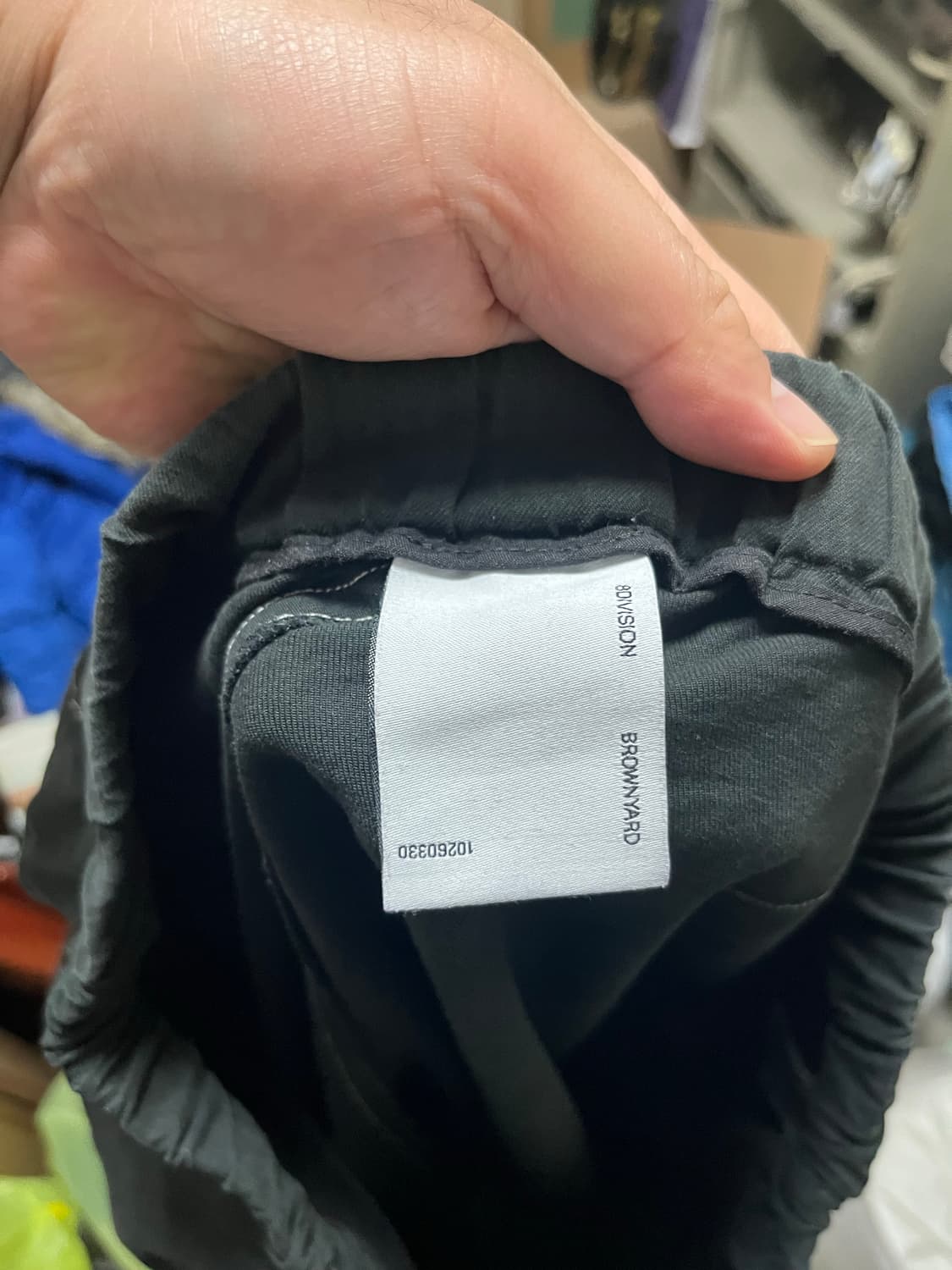 브라운야드 블랙 이지 팬츠 상품이미지3