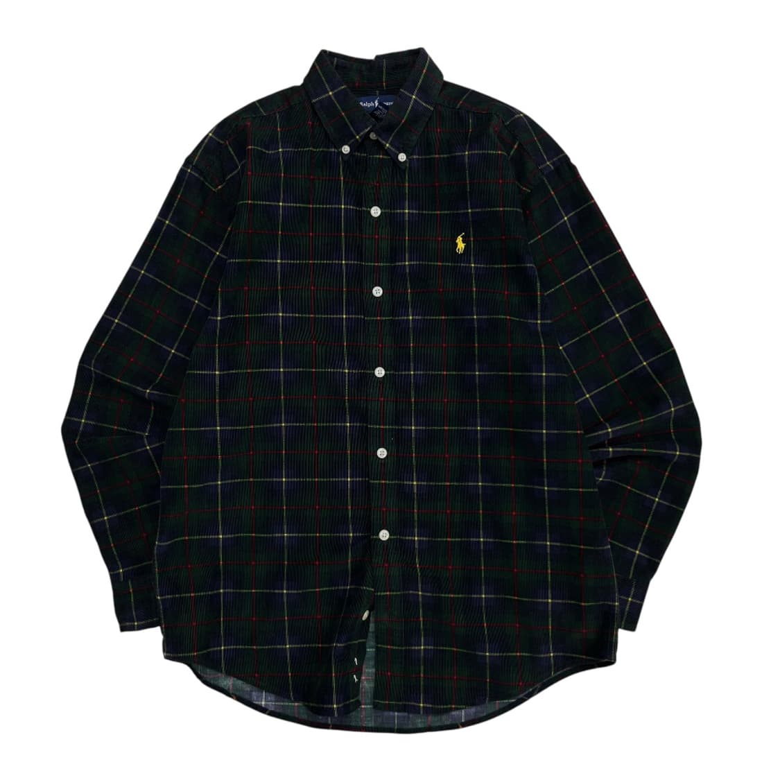 폴로 랄프로렌 레몬포니 크리스마스 체크 코듀로이 셔츠 L 상품이미지2