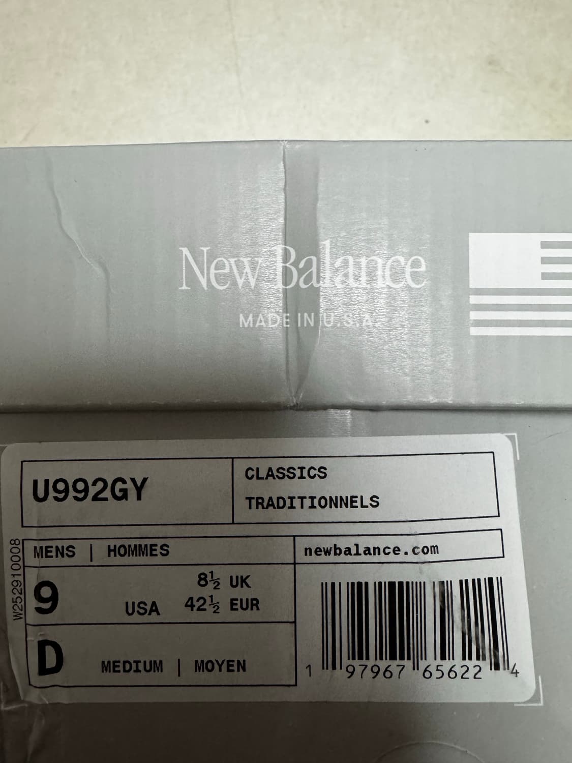 뉴발란스 992 270 새상품 상품이미지3