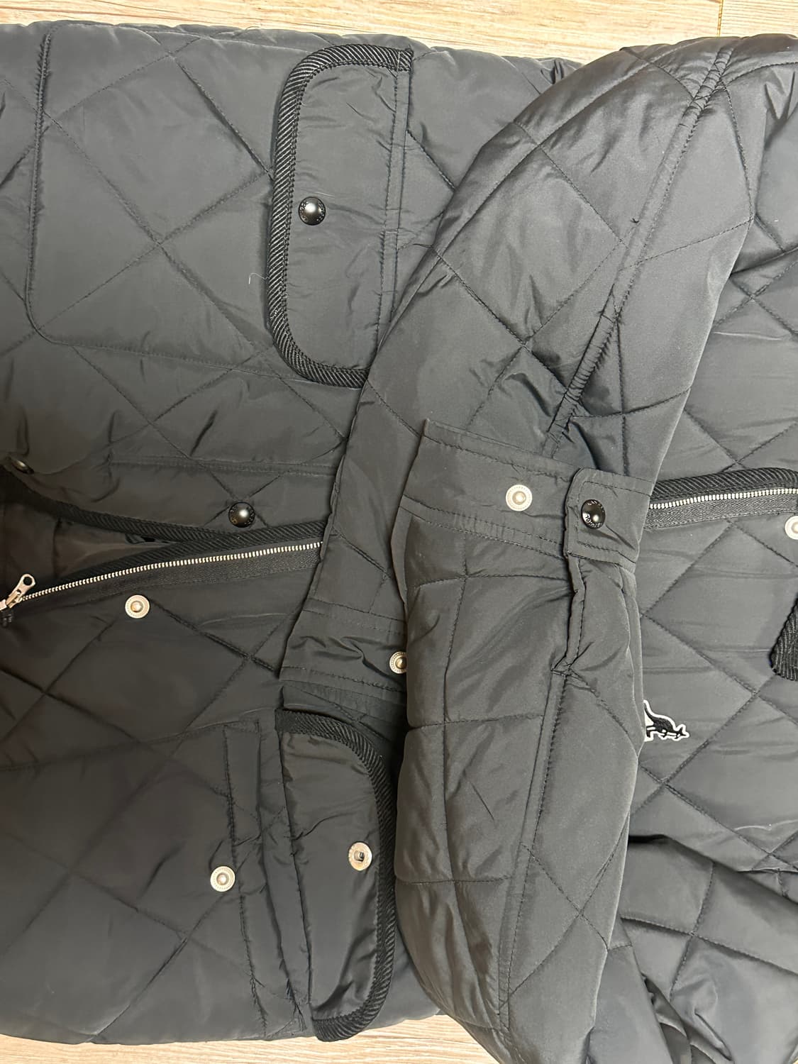 캉골 우먼스 프리마로프트 퀄팅 자켓 8547 블랙 상품이미지3