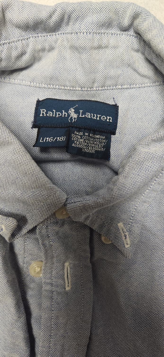 폴로 빅포니 옥스포드 셔츠 M(16-18) 상품이미지3