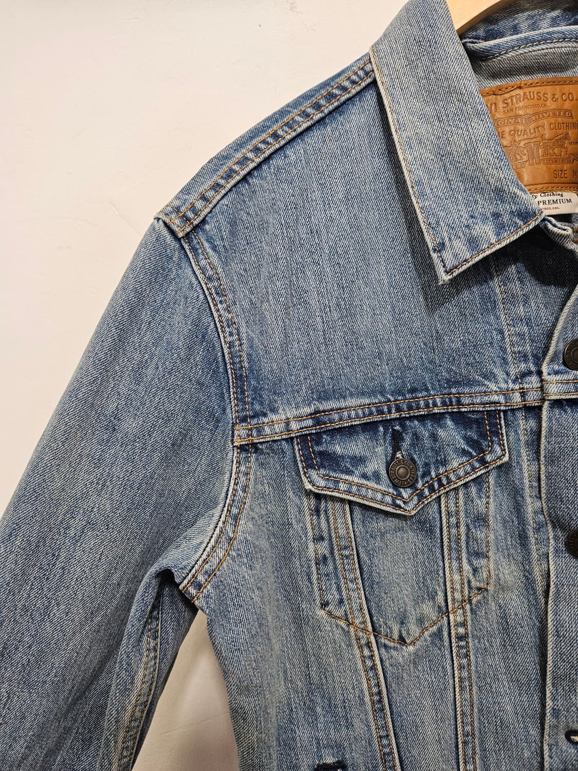 리바이스(LEVI's) 블루 데님 트러커 자켓 M 상품이미지5