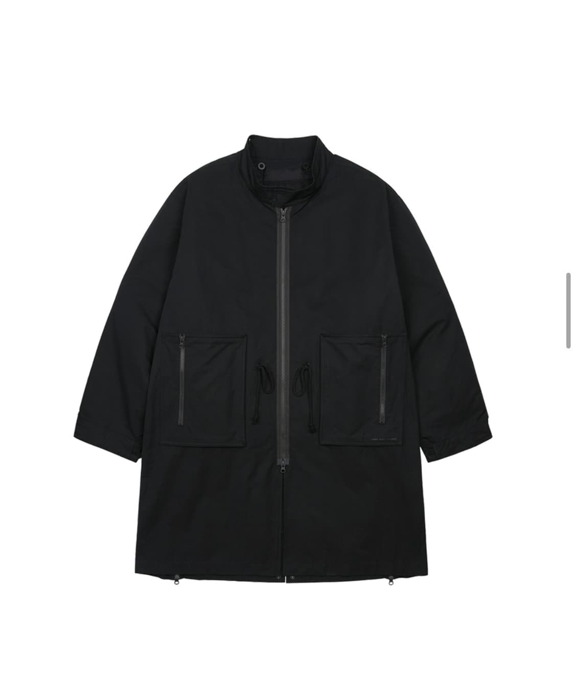 산산기어 지퍼 필드 파카 블랙 상품이미지3