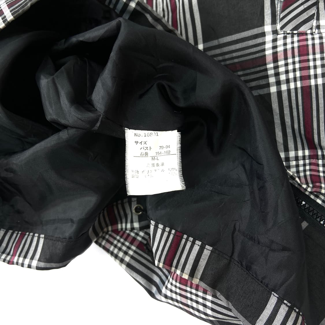 JPN Check windbreaker  상품이미지7