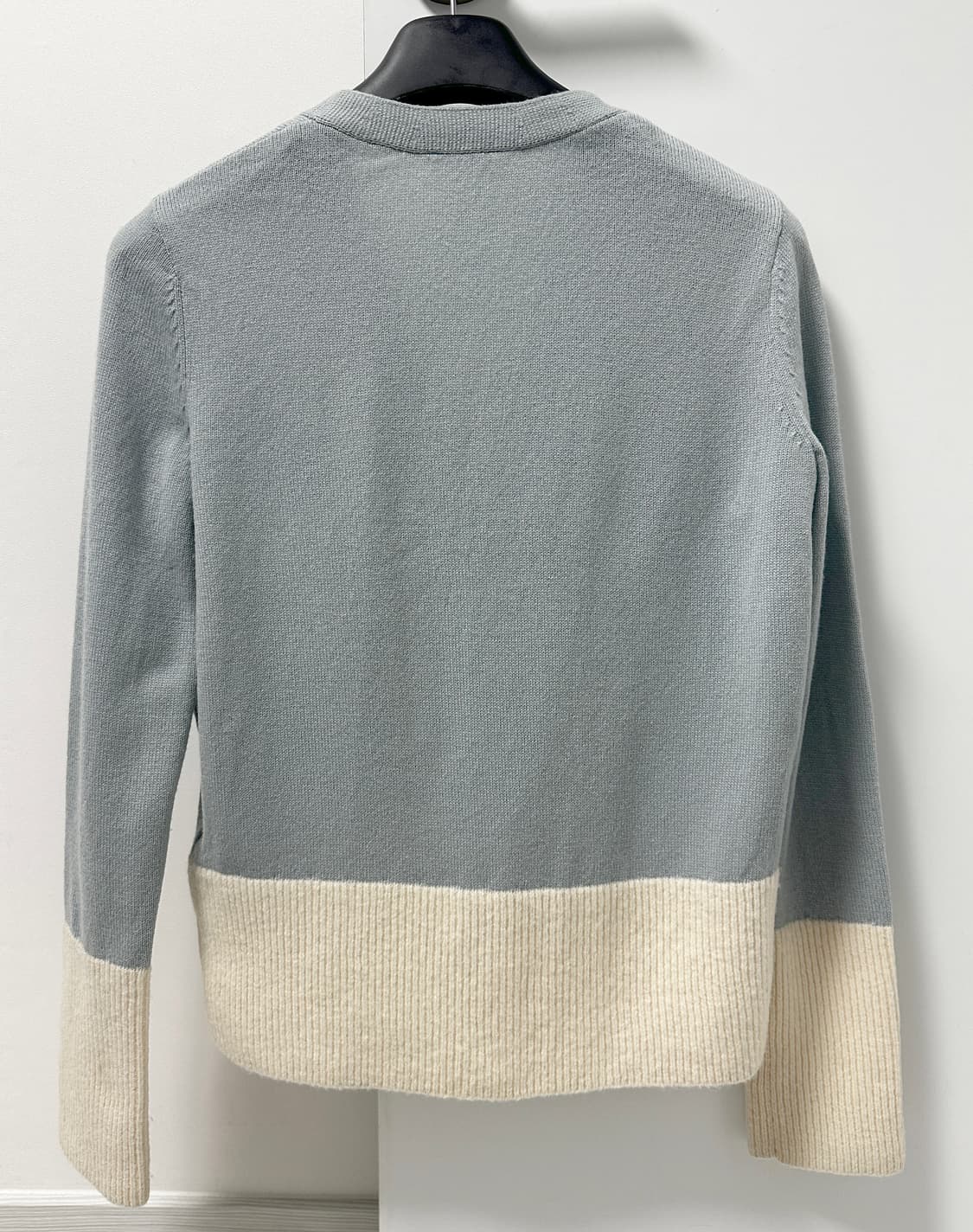 울 알파카 컬러 블록 가디건 상품이미지3