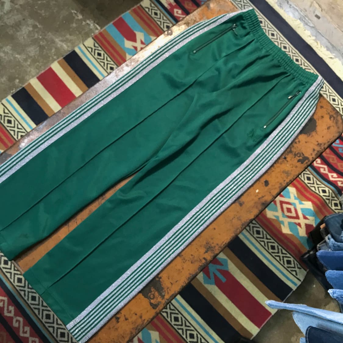 니들스 그린 트랙 팬츠 허리 28 31 상품이미지3