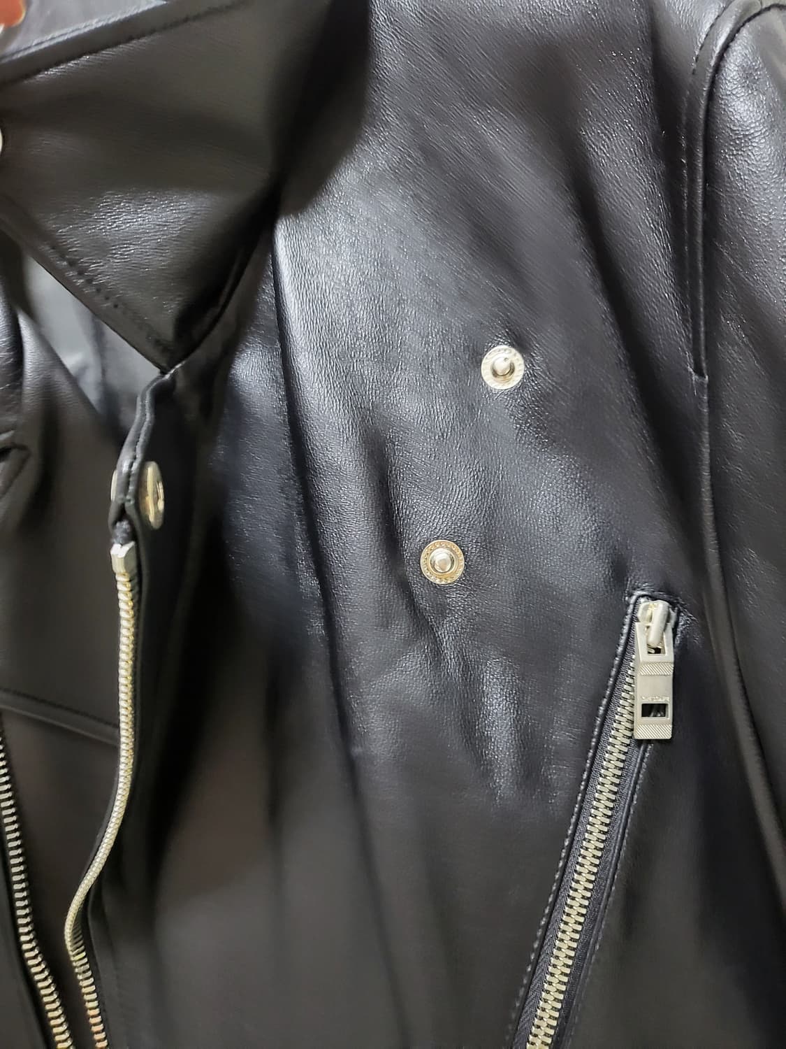 남녀공용 베지터블 램스킨 라이더 자켓 맞춤하고  새제품 free 상품이미지3