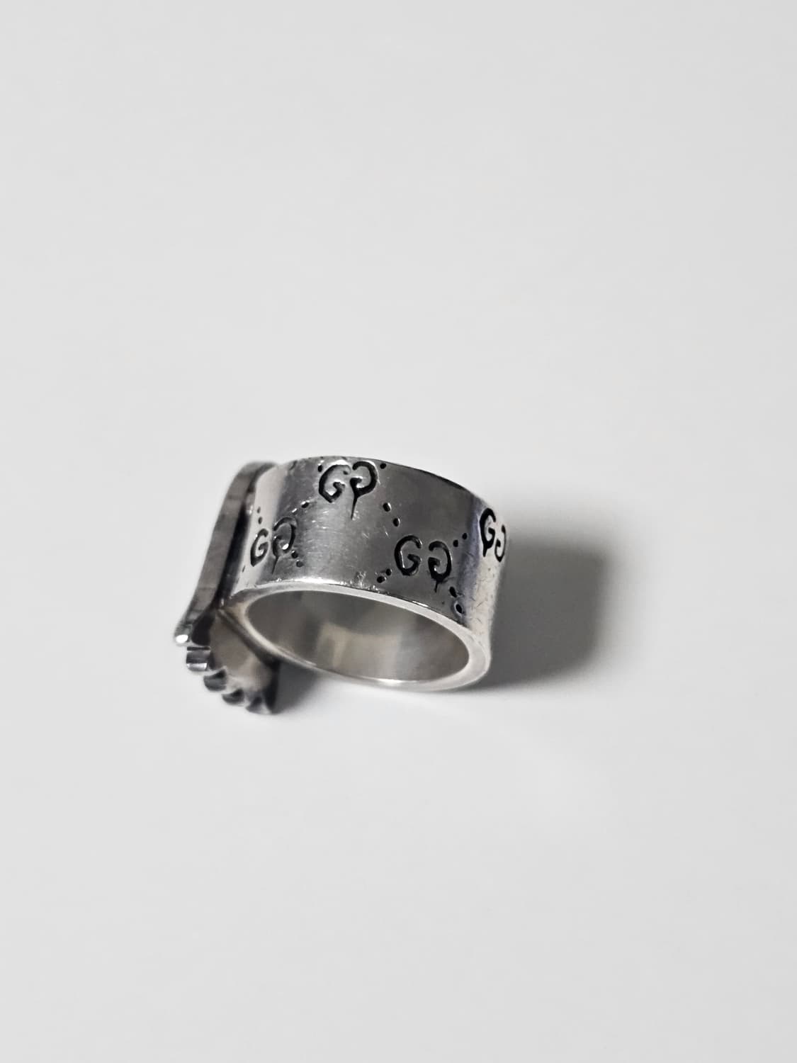 구찌 고스트링 실버 반지 19호 상품이미지8