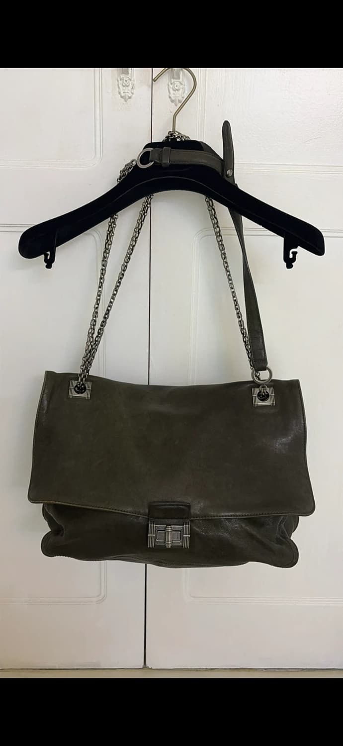 타임양가죽 숄더백 상품이미지8