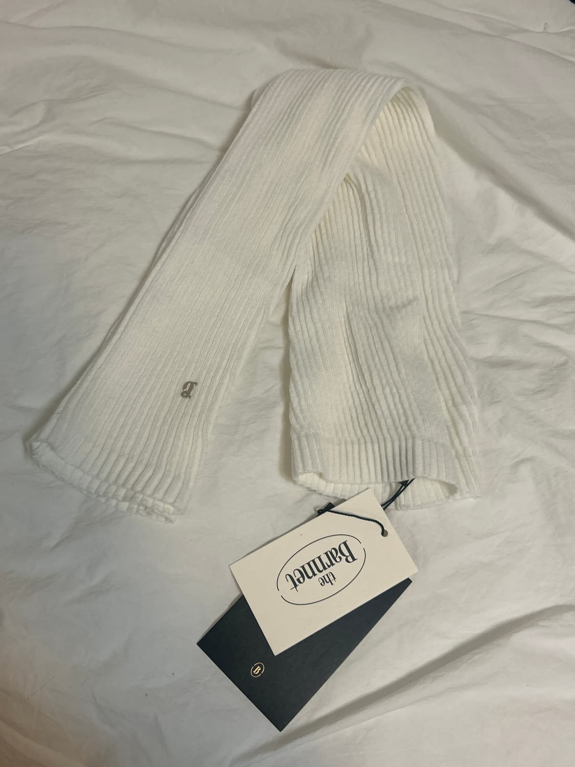 더바넷 레그워머 아이보리 상품이미지1