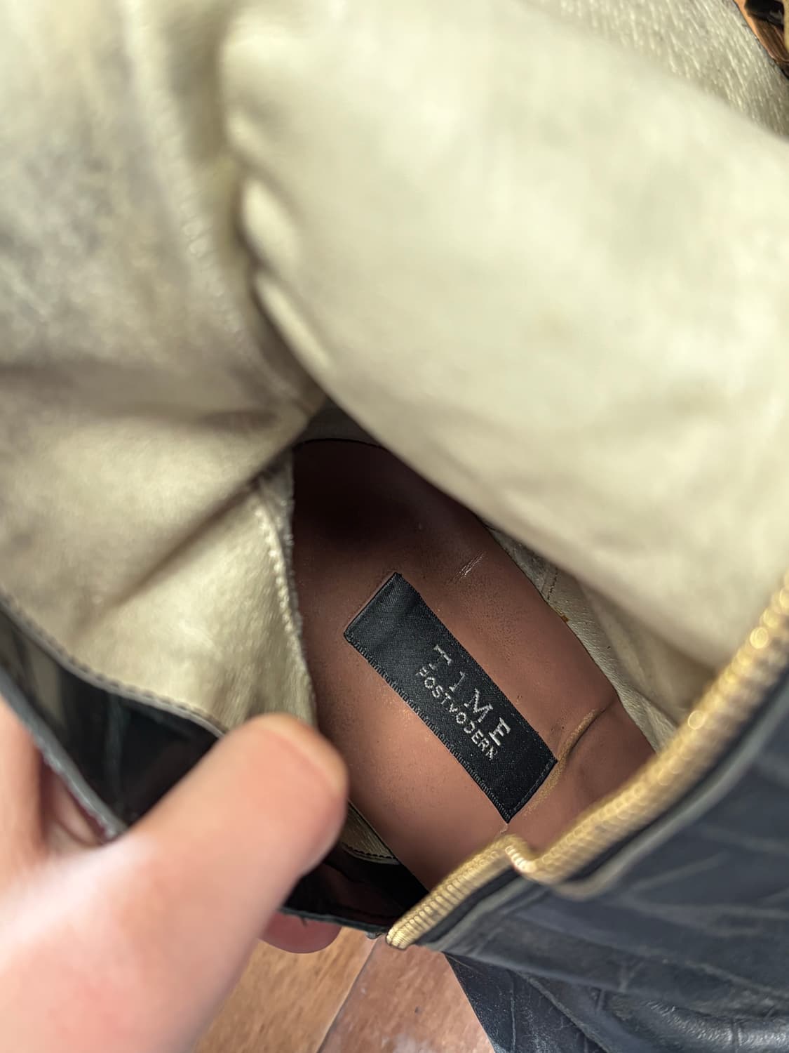 타임 뱀가죽 부츠 상품이미지5