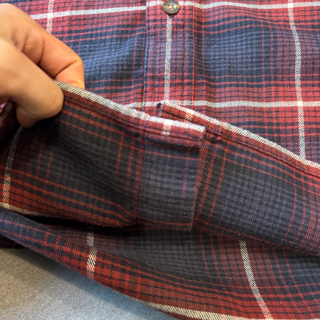 칼하트 정품 오리지널 해비 코튼 체크 긴팔 셔츠 상품이미지7