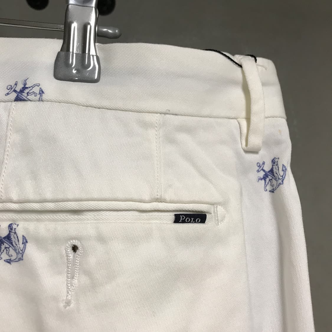 폴로 랄프로렌 멀티 로고 치노 반바지 화이트 36 상품이미지4