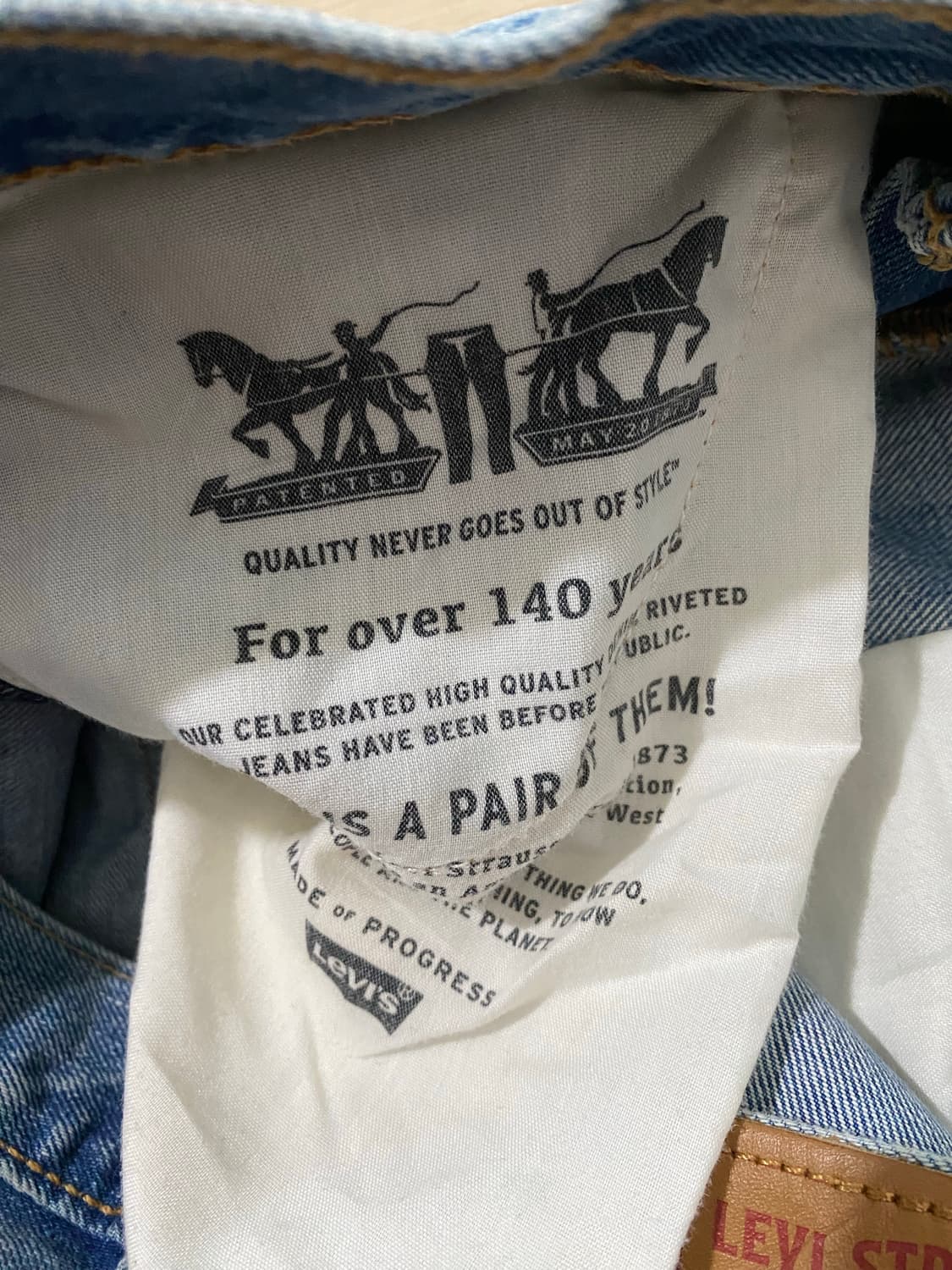 리바이스 505c 데님 28 상품이미지8