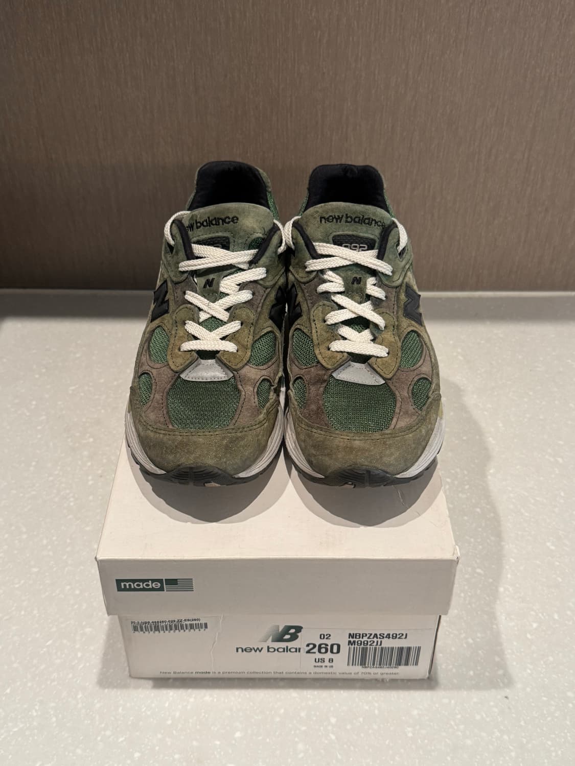 jjjjound 자운드 뉴발란스 992 MADE IN USA 상품이미지1