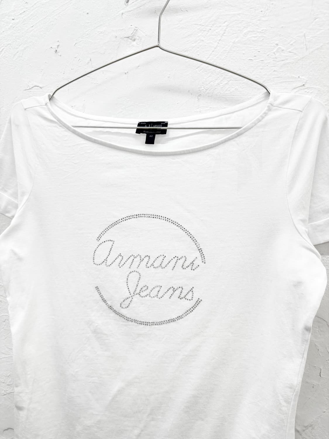 armani jeans 큐빅 티셔츠 상품이미지2
