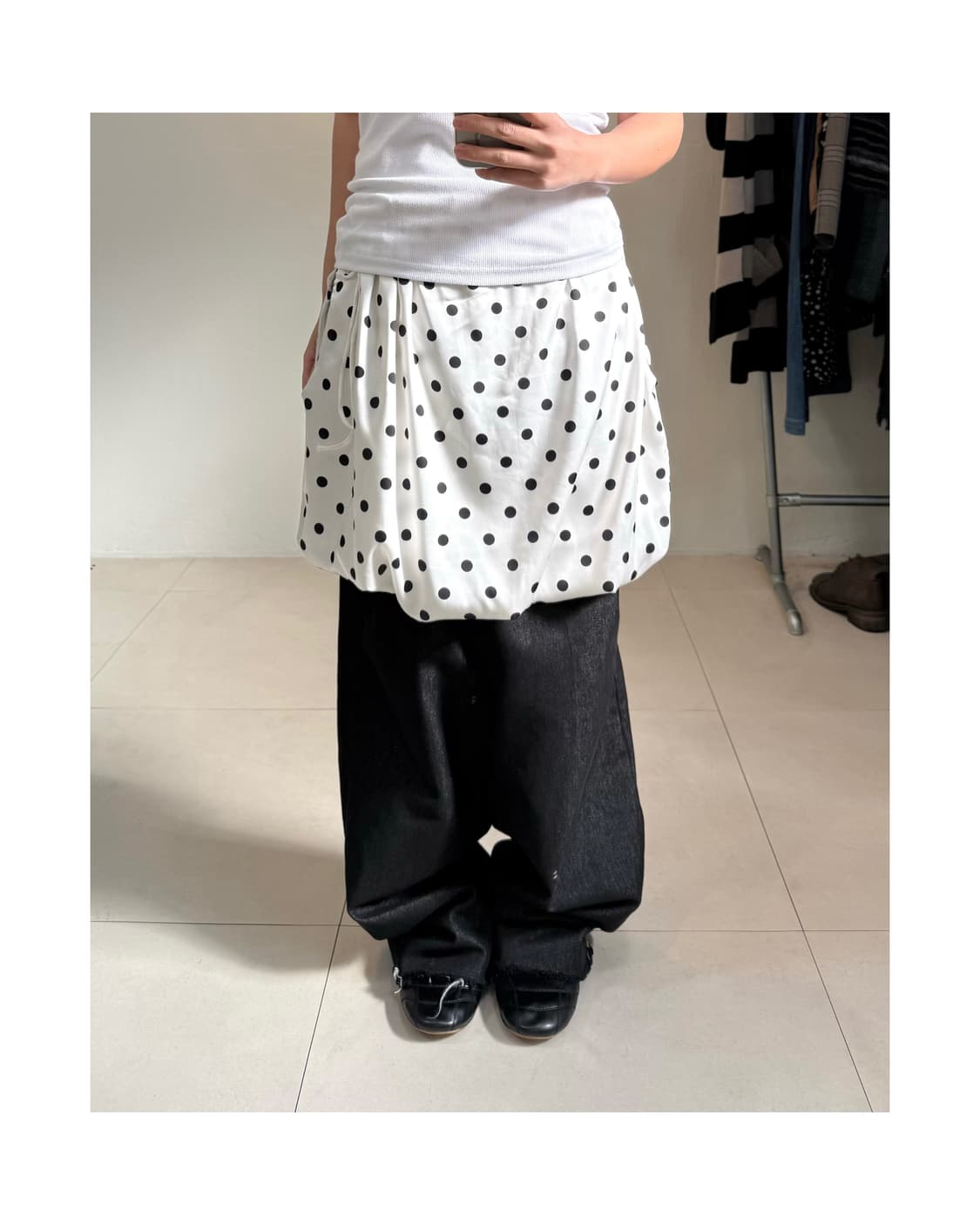 빈티지 도트 블라우스 상품이미지9