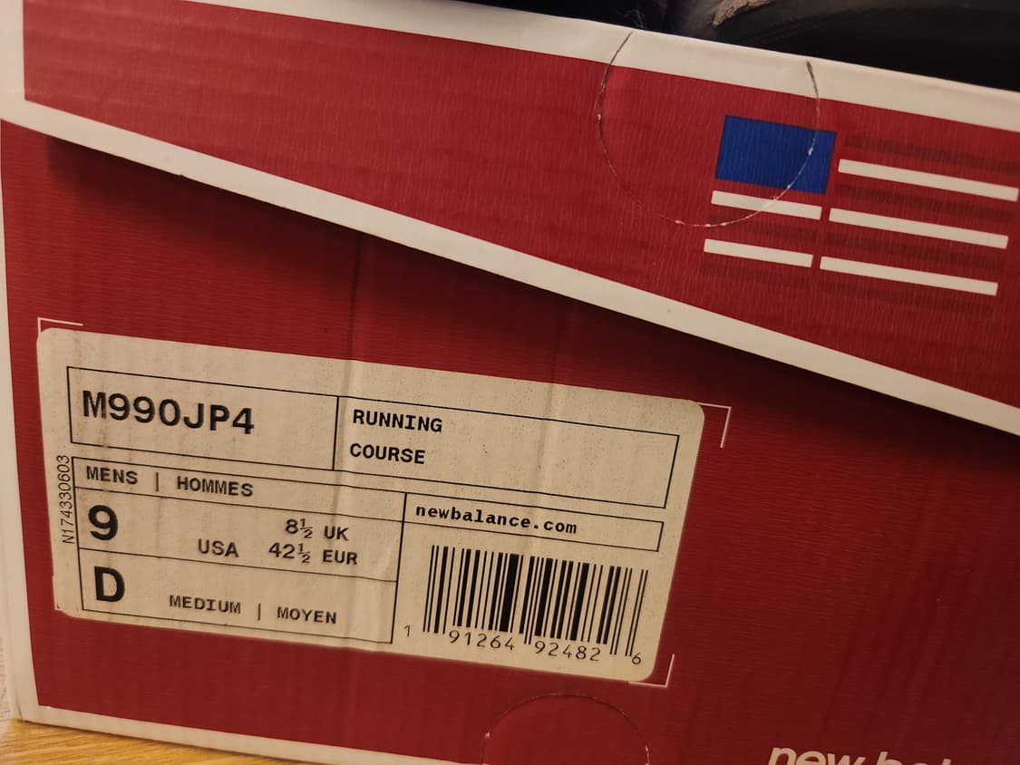 뉴발란스 990v4 주피터 오렌지 270 팝니다 상품이미지5