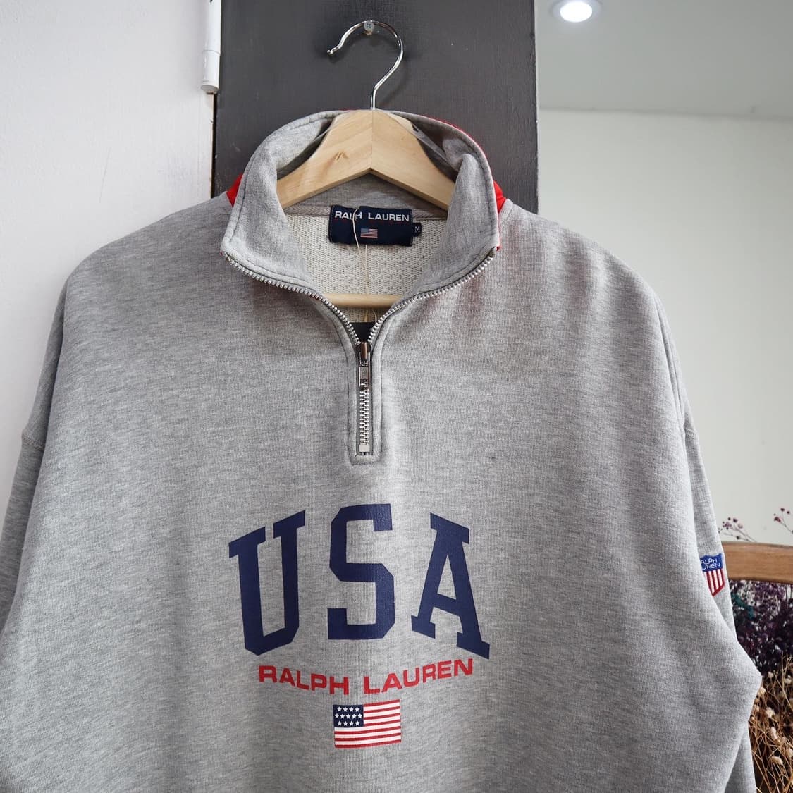폴로스포츠 USA 반집업 스웻 상품이미지2