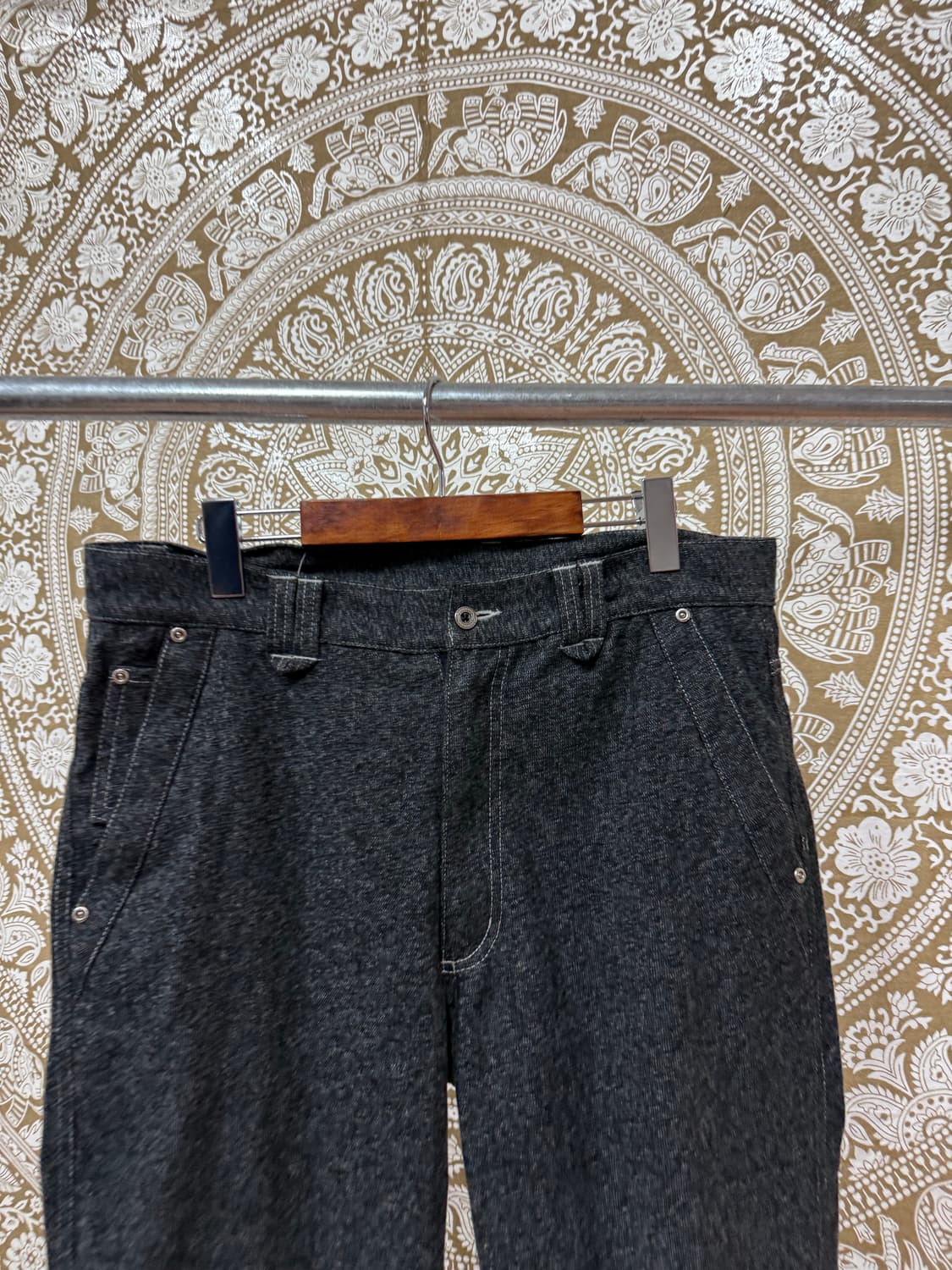 DOUX DOUCE 제페니즈 빈티지 패치 모직팬츠 상품이미지4