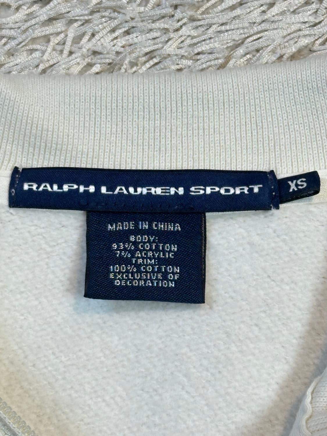 희귀) 폴로 스포츠 투웨이 사이드라인 자수로고 코튼 집업 자켓 상품이미지7