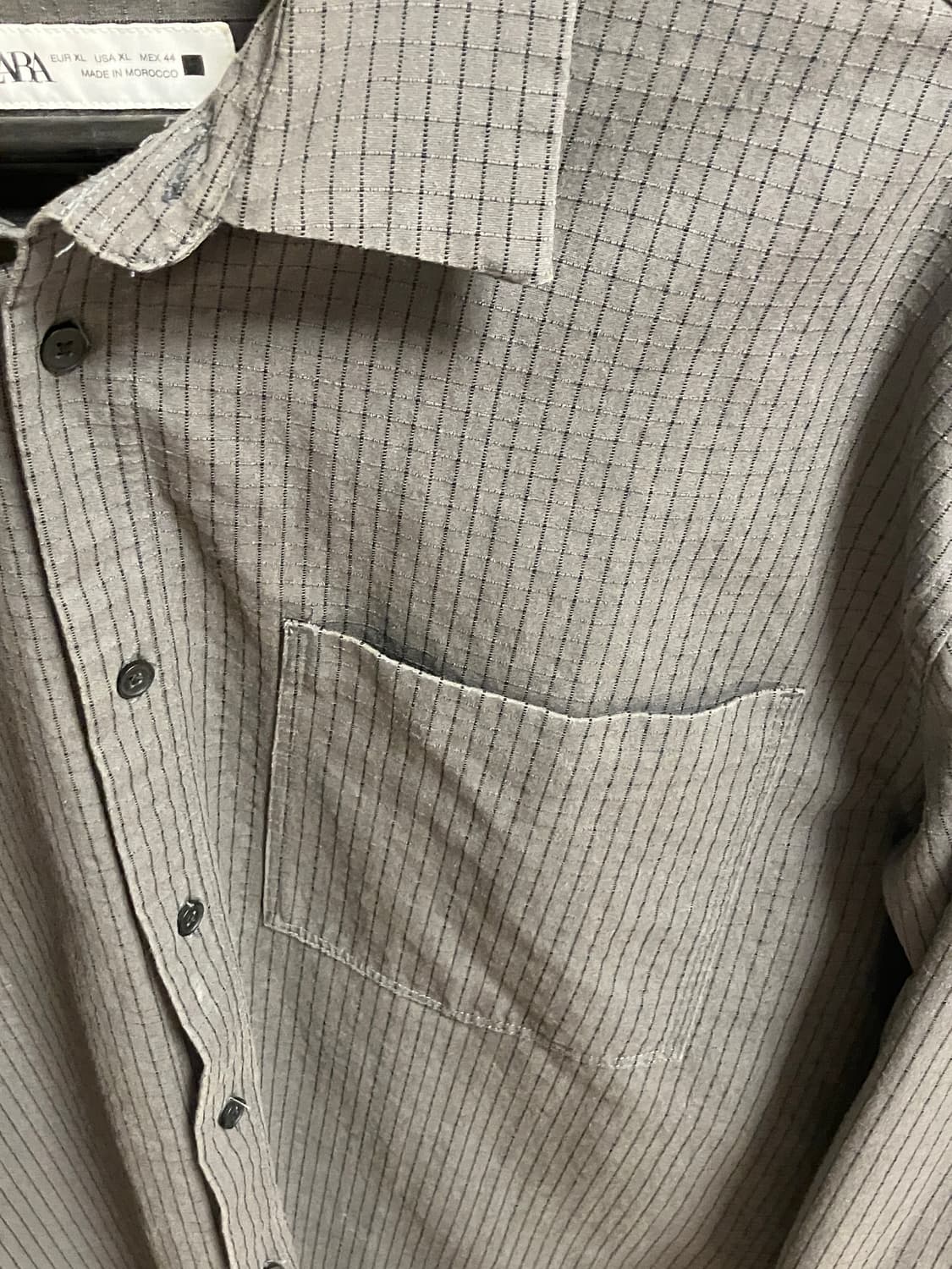 (XL) 자라 오버핏 체크셔츠 / 아워레가시 오라리 체크셔츠 상품이미지2