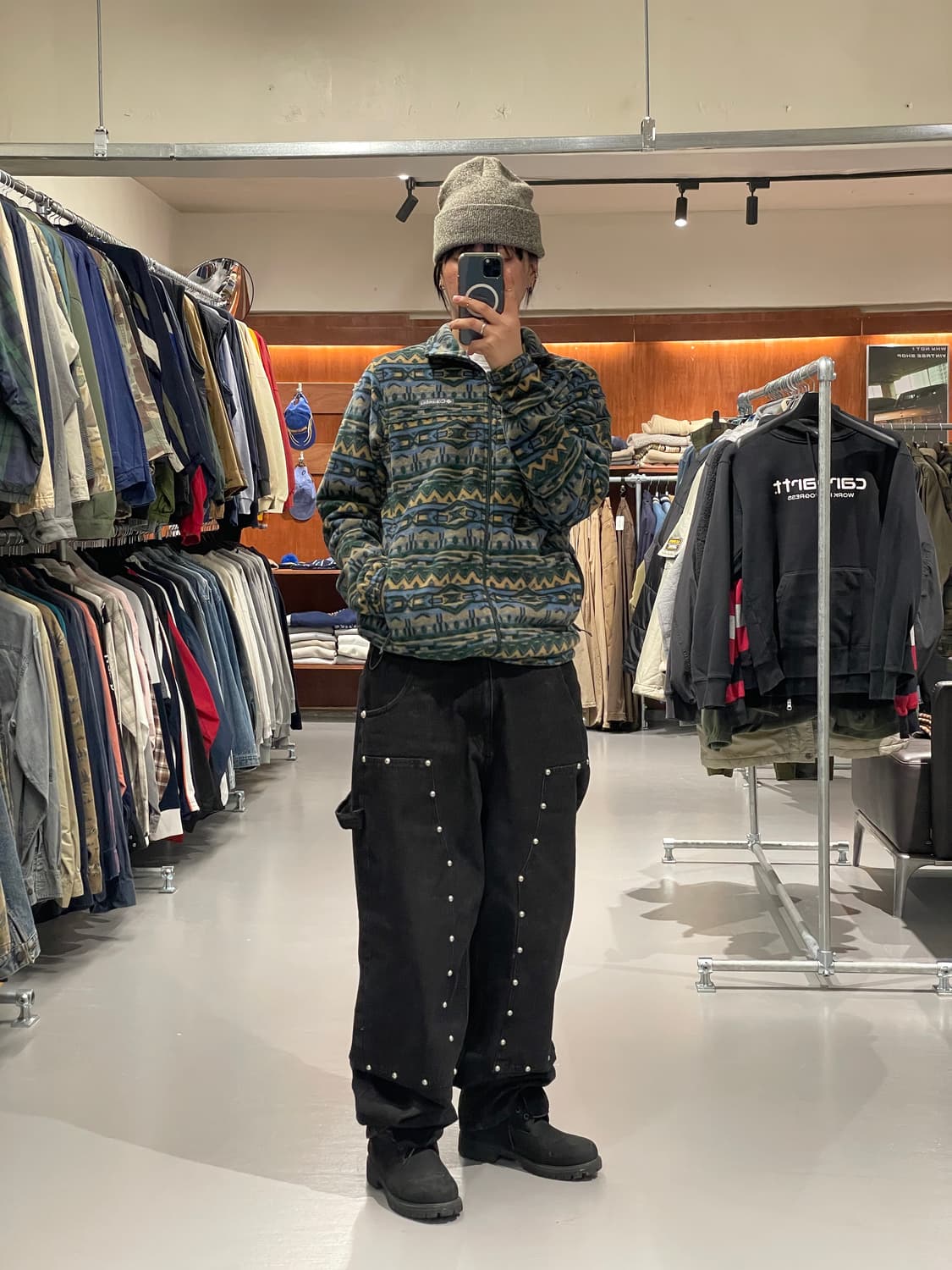 컬럼비아 패턴 플리스 자켓 상품이미지2