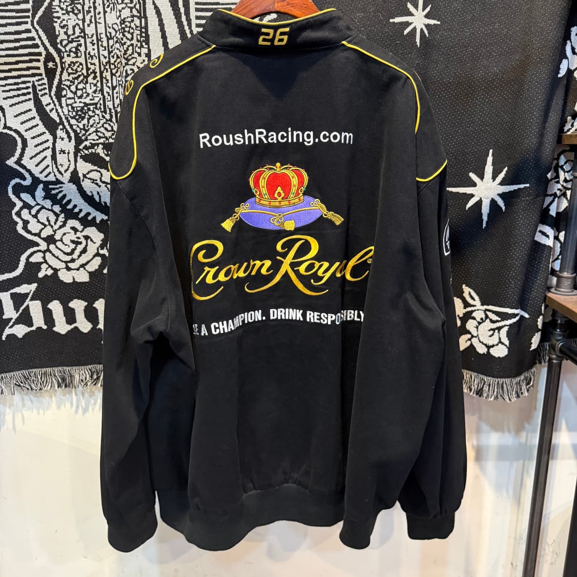 [NO.9] 빈티지 크라운 로얄 코튼 레이싱 자켓 상품이미지5