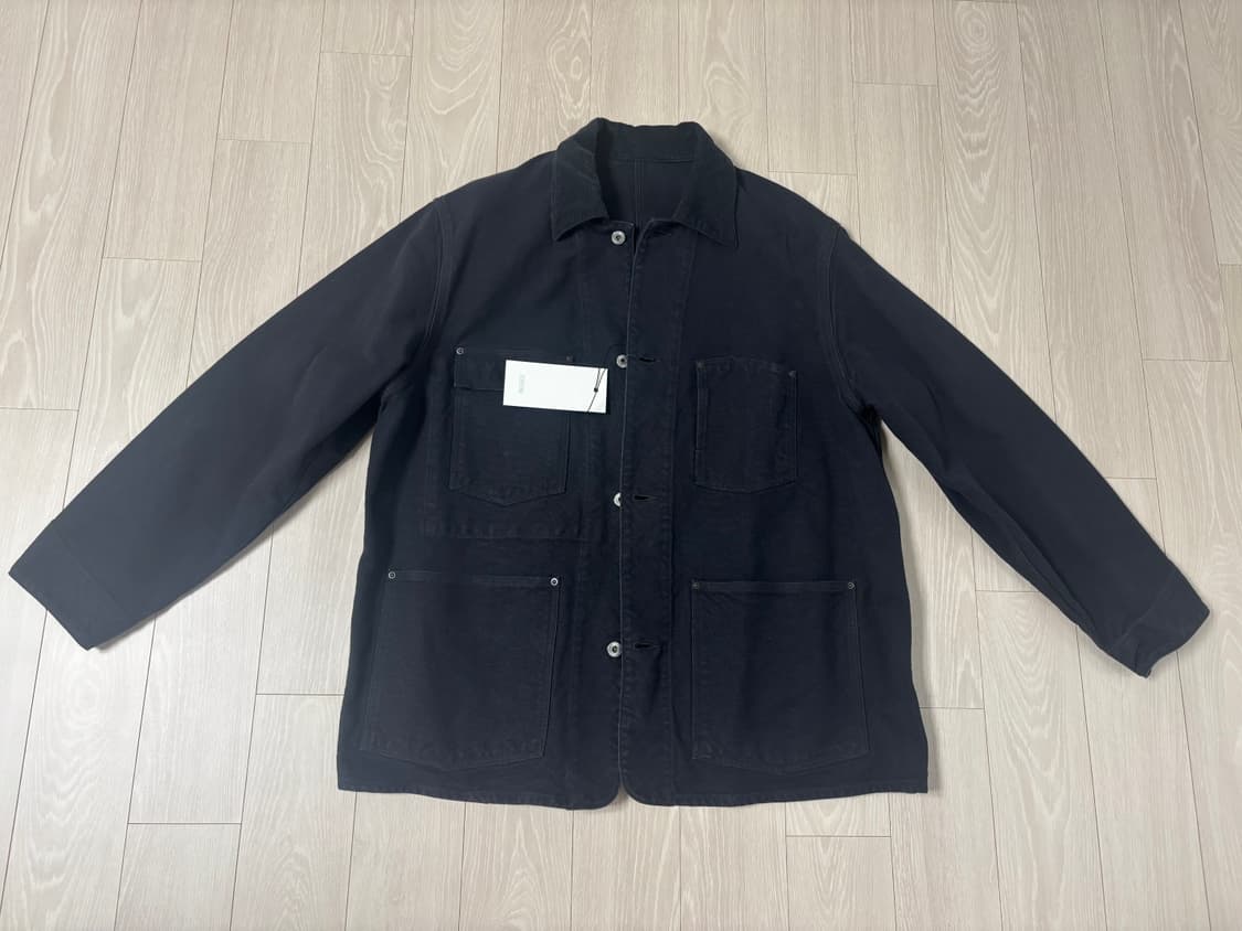 아프레쎄 빈티지 실크 헴프 커버올 자켓 상품이미지2