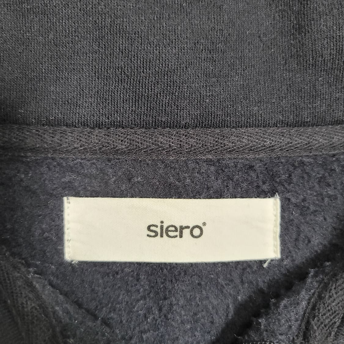 siero 시에로 로고 반집업 맨투맨 상품이미지2