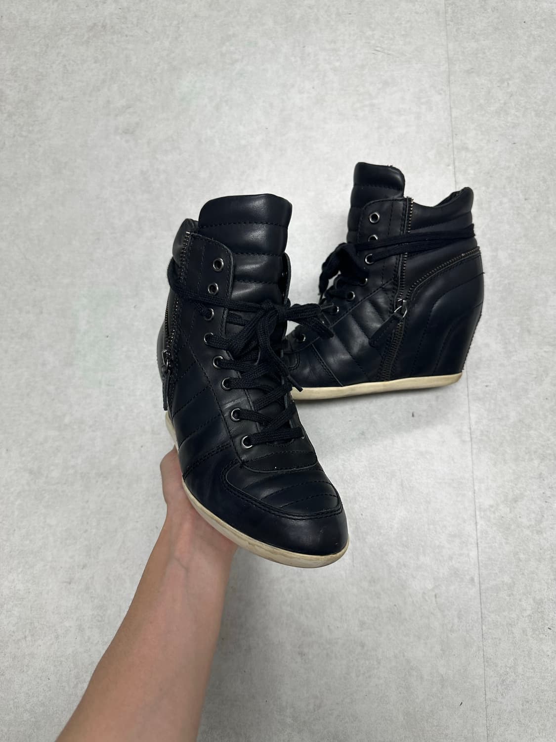 Ash 아쉬 레더 웨지힐 상품이미지2