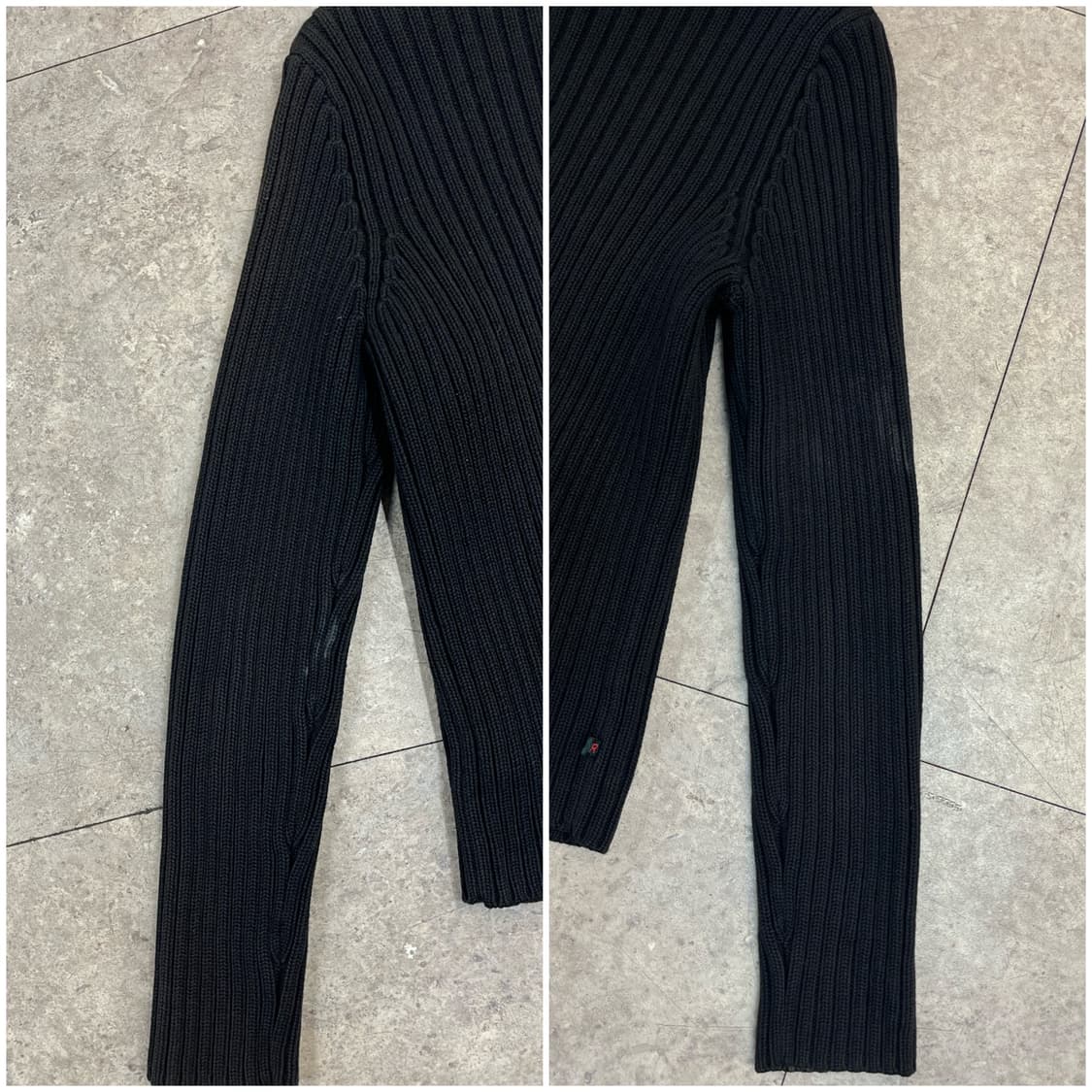 랄프로렌 니트 집업 블랙 XS #csz2956 상품이미지8