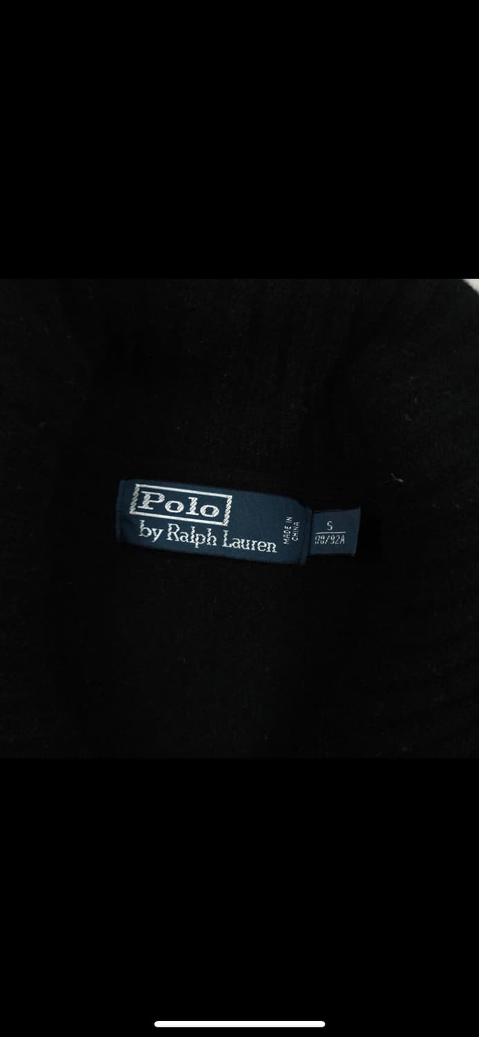 폴로 랄프로렌 빅포니 집업니트 블랙 S 90 상품이미지6