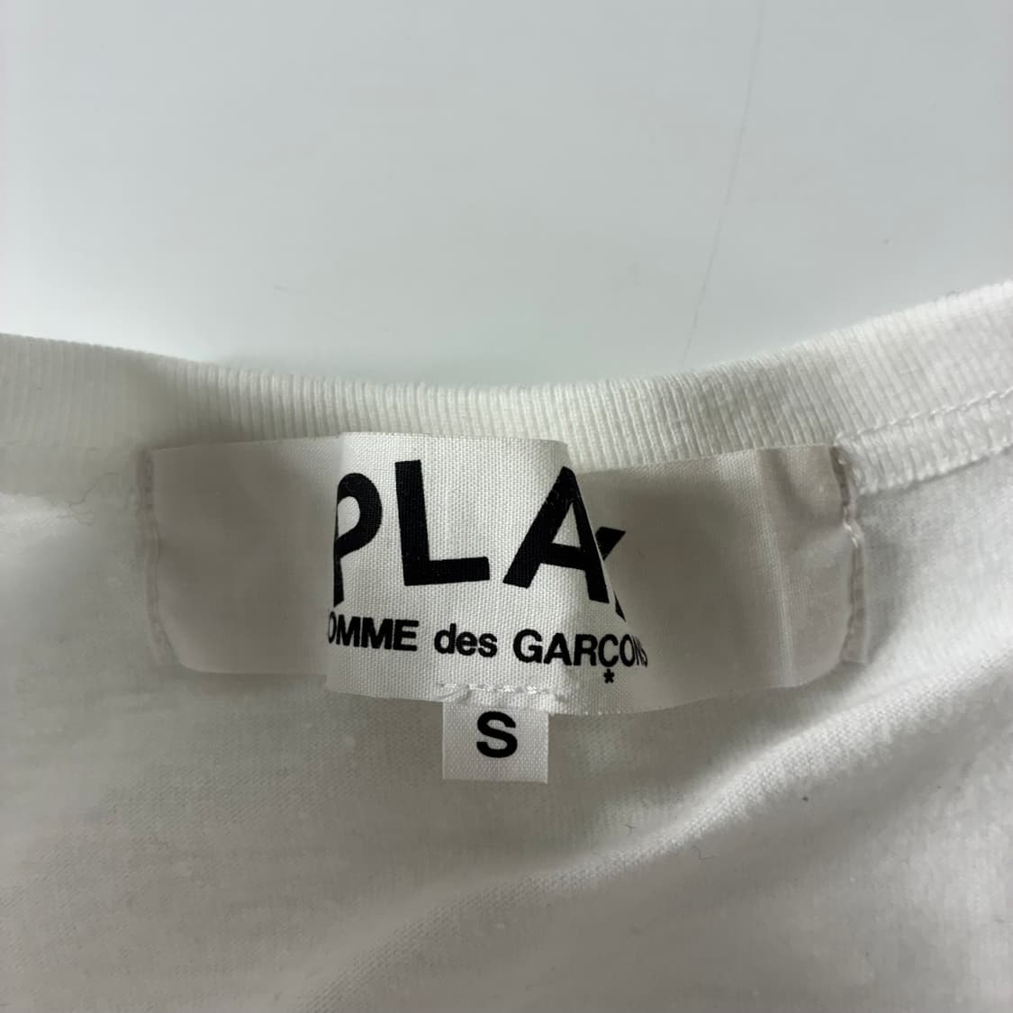 Comme des garsons  꼼데가르송 하트와펜 화이트 반팔티셔츠  상품이미지3