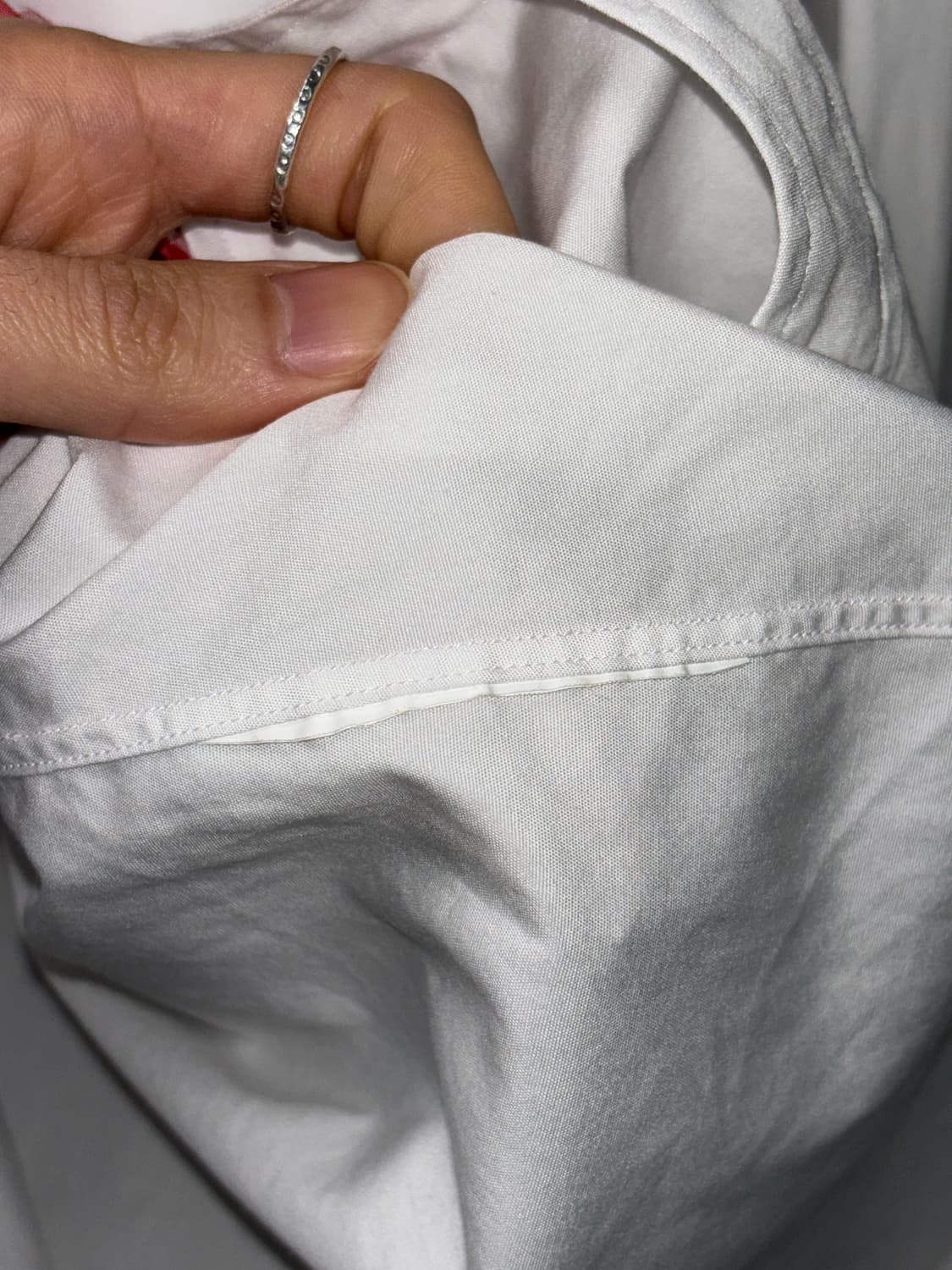 꼼데가르송 걸 깅엄 체크 프릴 셔츠 상품이미지5