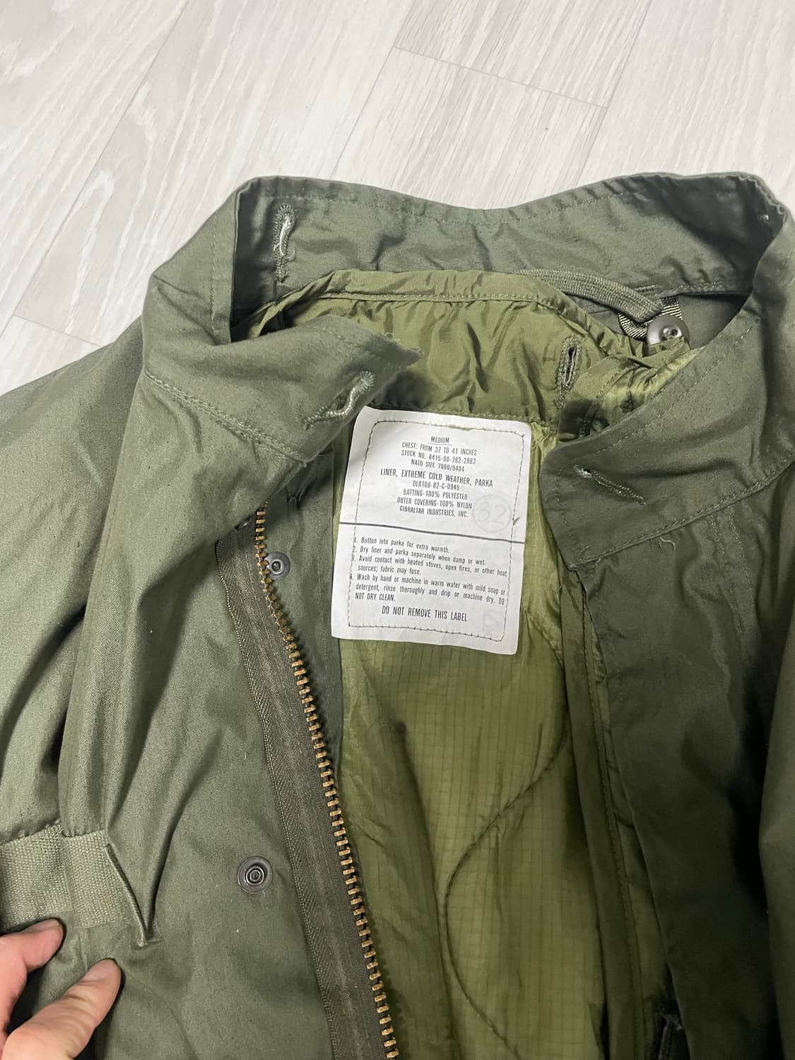 m65 og 오리지널 피쉬테일 민트급 미디움 세트 상품이미지3