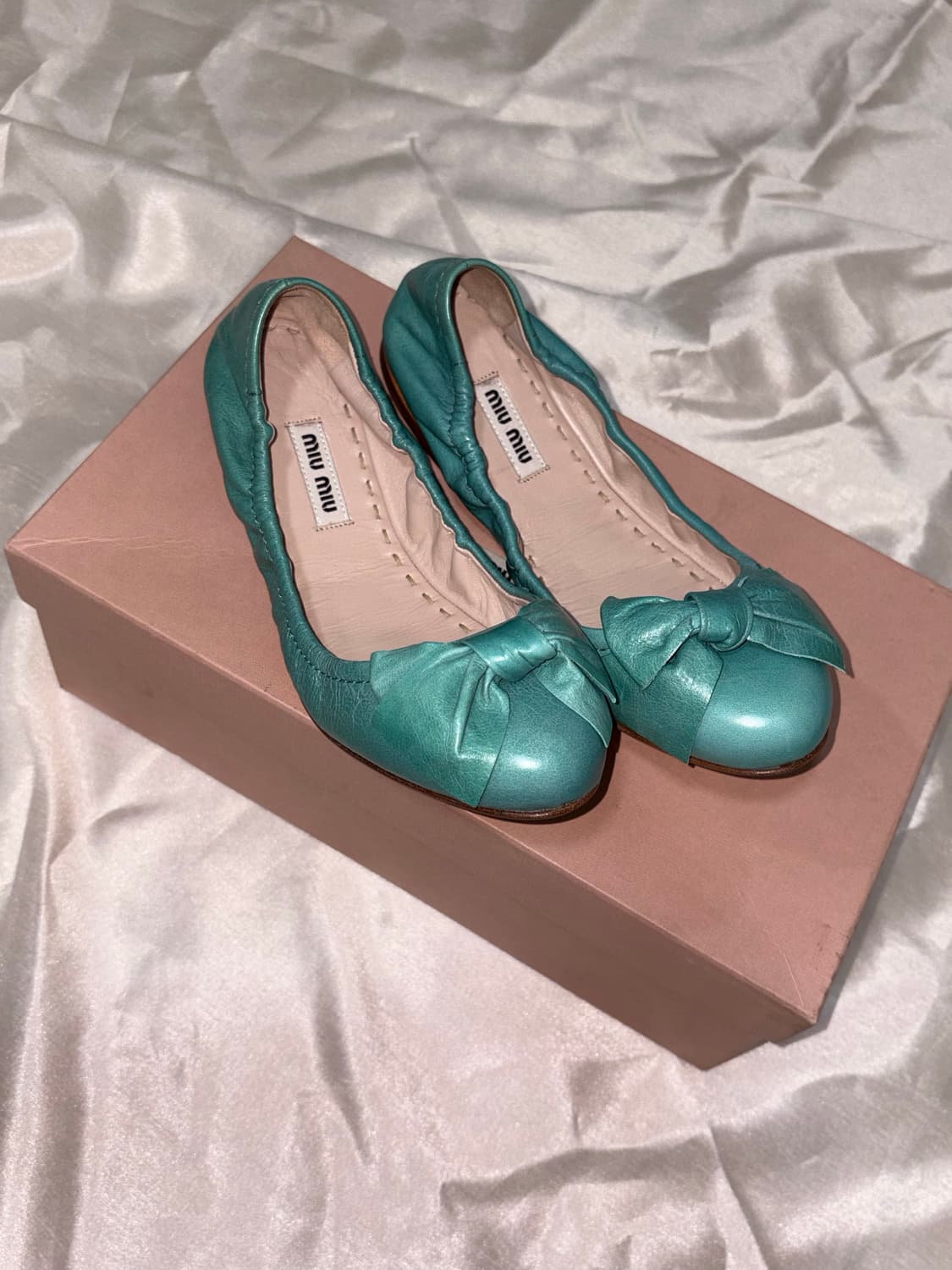 Miu miu mint flats 상품이미지1
