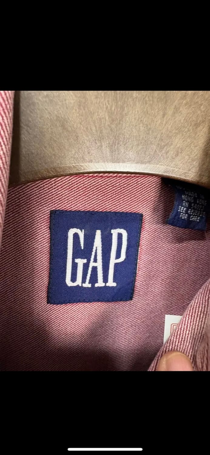 GAP 빈티지로즈핑크 데님셔츠 H1223 상품이미지5