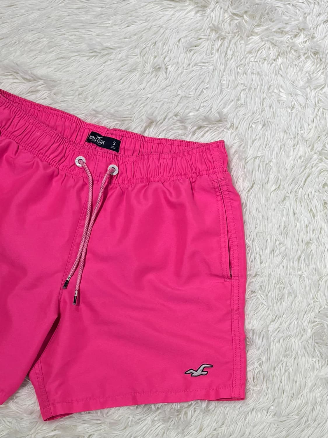 홀리스터 핑크 스몰로고 스위밍 팬츠 상품이미지4
