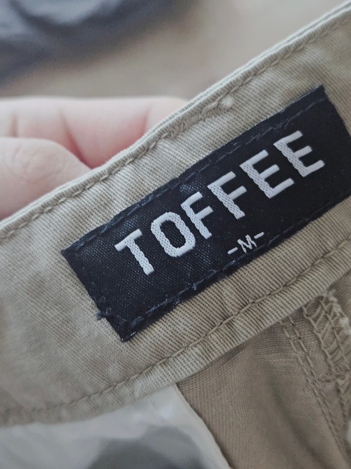 원턱 와이드 코튼 팬츠 (SAND) 상품이미지3