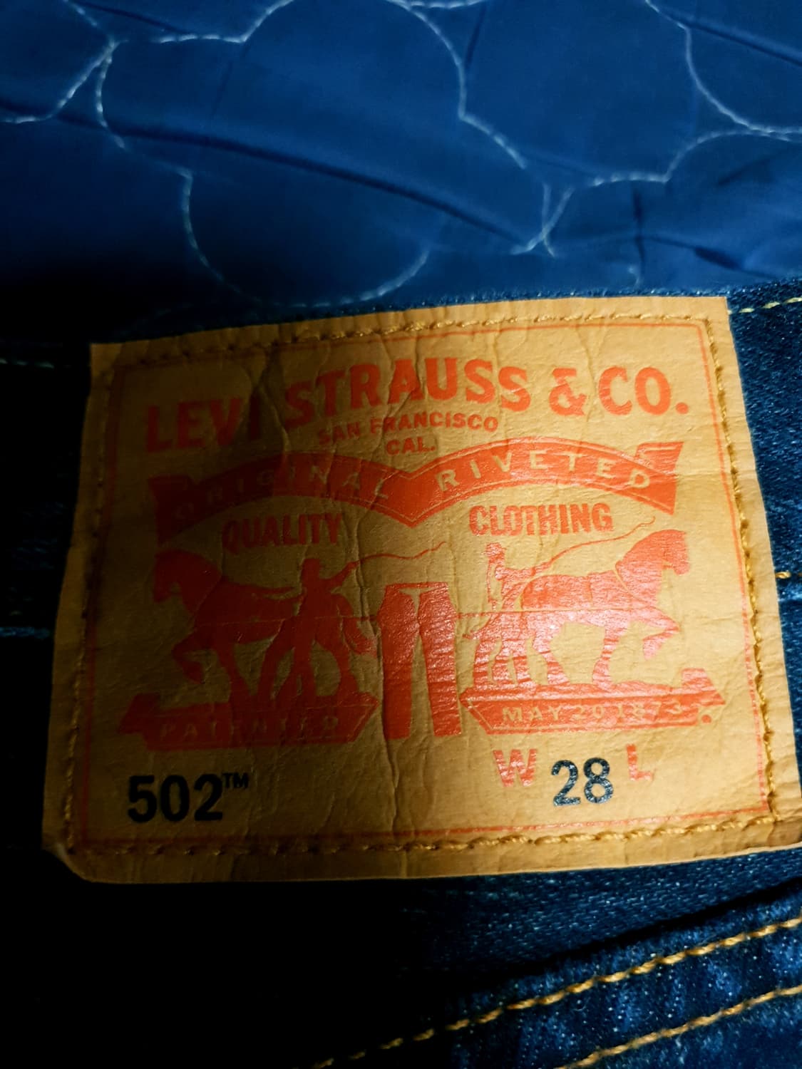 (빈티지) 리바이스 502 PCL16B 워싱 하프팬츠 (28) 상품이미지4