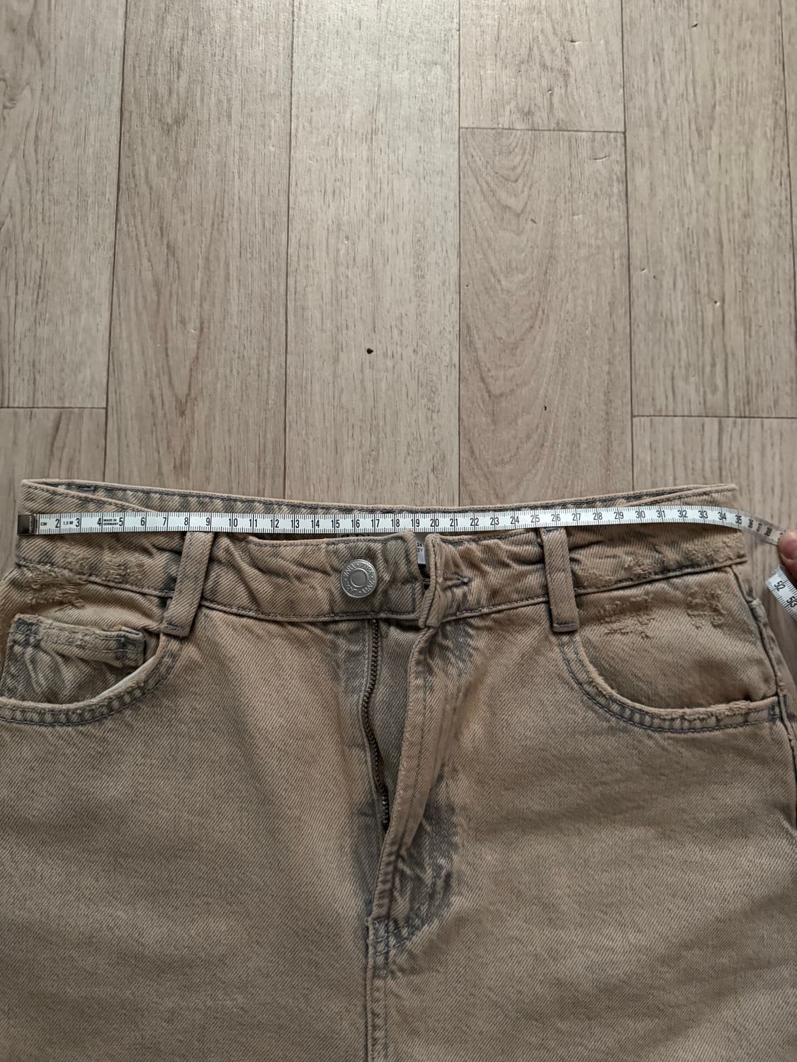 자라 데님 미디 스커트 상품이미지5