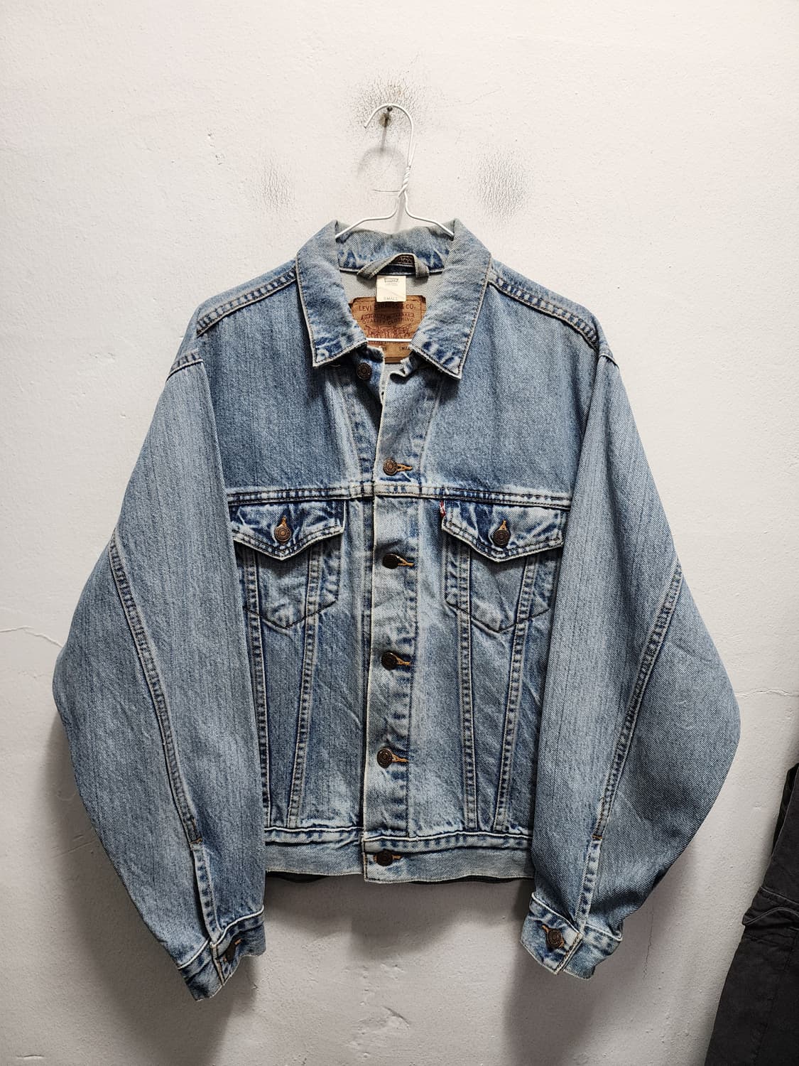 90s 리바이스 70507-0389 연청 데님 청자켓 상품이미지1
