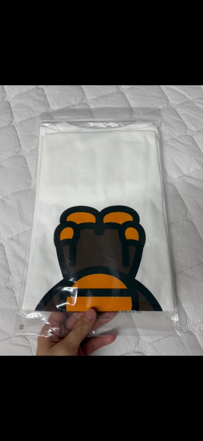 베이프 빅 베이비 마일로 티셔츠 화이트 XL 새상품 상품이미지3