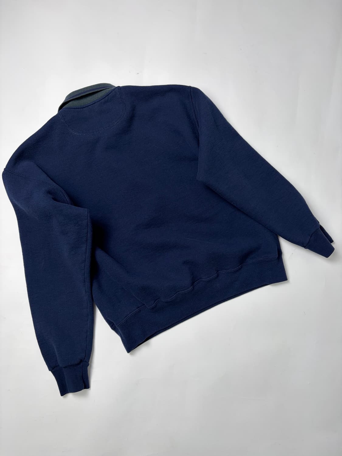 90s Russell Quarter Zip Sweatshirt (navy 상품이미지2