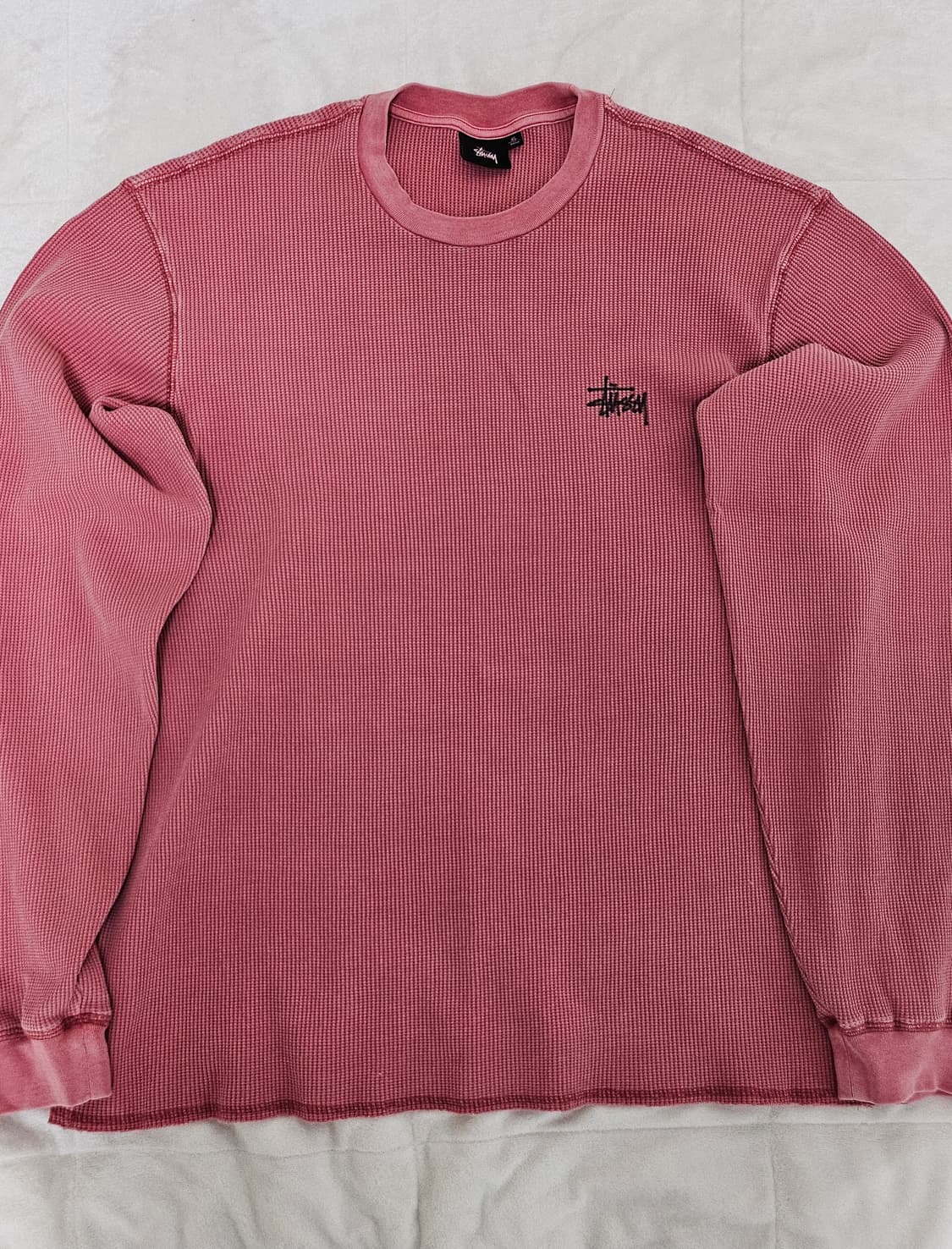 스투시 써멀 핑크 롱슬리브 XL 상품이미지1